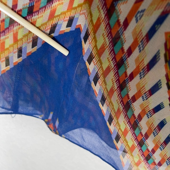 Alexis Maxi Sheer Skirt with Shorts Sz XS Silk Multicolor Leather Elastic Waist - Picture 3 of 10